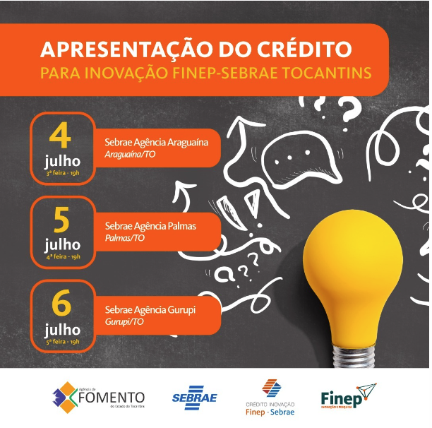 Sebrae Tocantins Apresenta O Crédito Inovação Finep Para Os Pequenos Negócios Asn Tocantins 5089